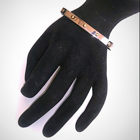 Vintage Other - VTG SOLID 18K Gold & Stainless Steel MILOR ITALY